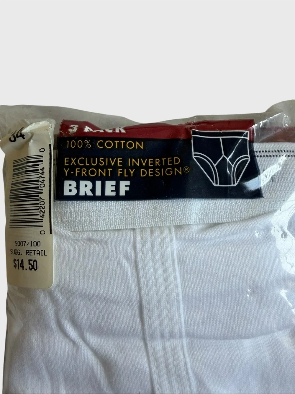 Jockey package inverted thank